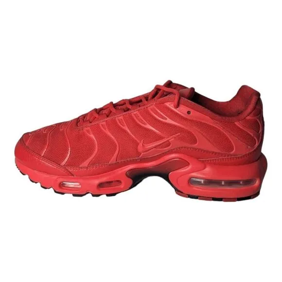 NIKE Air Max Plus 'University Red' Running Shoes Size 9