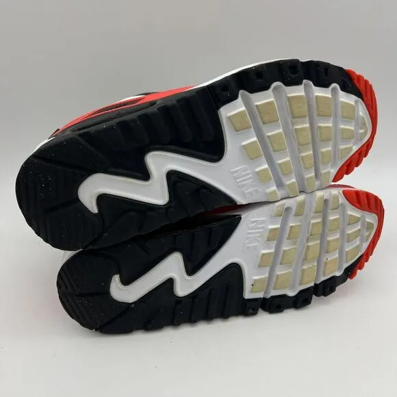 Nike Air Max Shoes Boys Sz 5.5Y Black‎ White Red Yellow Athletic 833412-120