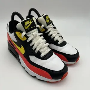 Nike Air Max Shoes Boys Sz 5.5Y Black‎ White Red Yellow Athletic 833412-120