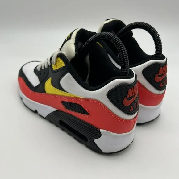 Nike Air Max Shoes Boys Sz 5.5Y Black‎ White Red Yellow Athletic 833412-120