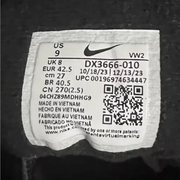 Nike Air Max Solo Metallic Black Casual Shoes Sneaker