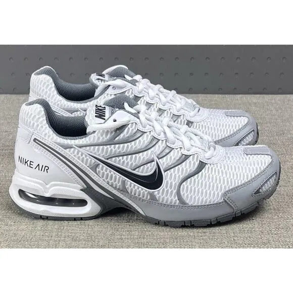NIKE Air Max Torch White Gray Running Shoes Mens Size 12 New Fast Ship In Box