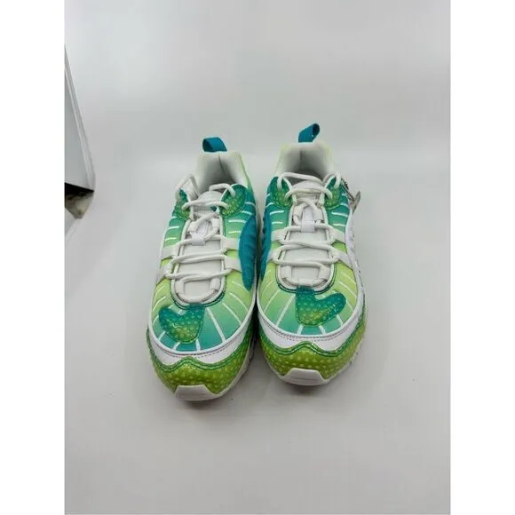 Nike Air Max 98 Bubble Pack Womens Size 6.5 White Green Running Shoes CI7379-300