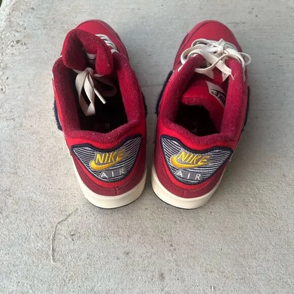 Nike Air max red, white and blue sneakers.