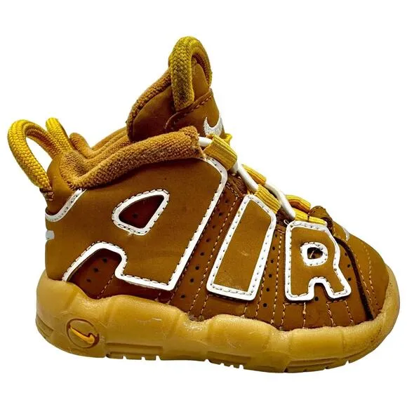 Nike Air More Uptempo (TD) 'Wheat' Kids' Shoes Sneakers DQ4715-700 Size 5 C