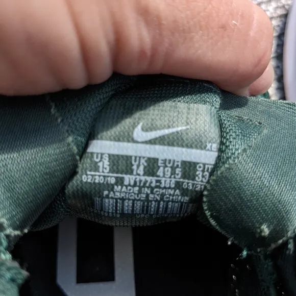 Nike Air Pegasus 36 sneakers ' Gorge Green Size 15‎