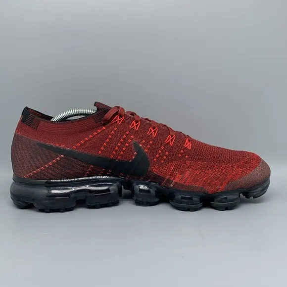 Nike Air VaporMax Dark Team Red Running Shoes 849558-601 Men's Sz 12.5