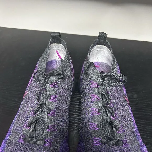 Nike Air Vapormax Flyknit 2 Night Purple Running Shoes Mens 10.5 942842-013
