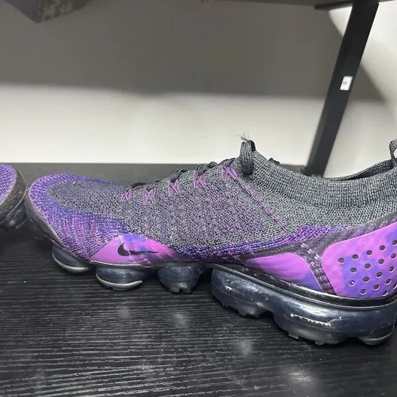 Nike Air Vapormax Flyknit 2 Night Purple Running Shoes Mens 10.5 942842-013