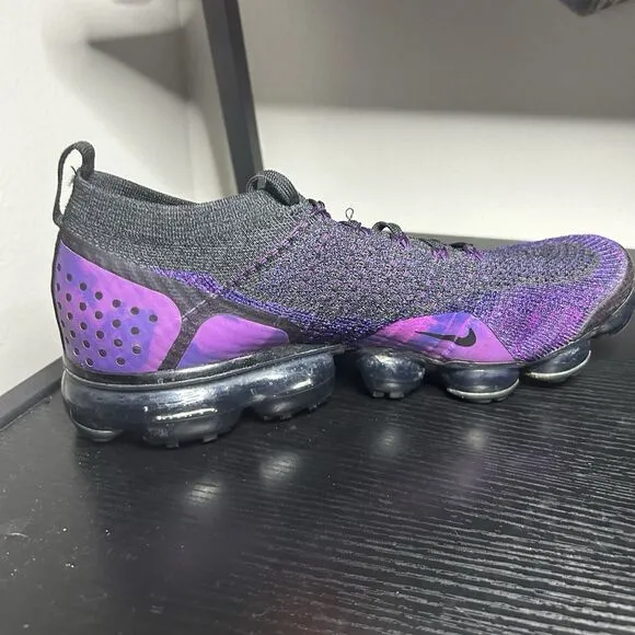 Nike Air Vapormax Flyknit 2 Night Purple Running Shoes Mens 10.5 942842-013