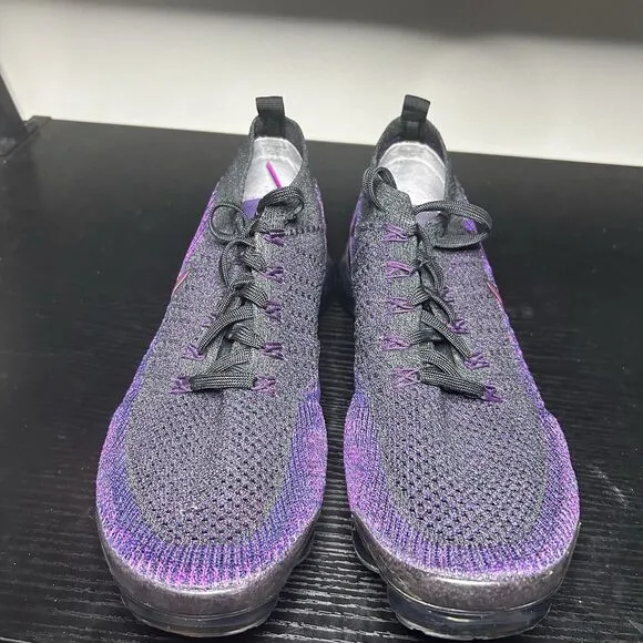Nike Air Vapormax Flyknit 2 Night Purple Running Shoes Mens 10.5 942842-013