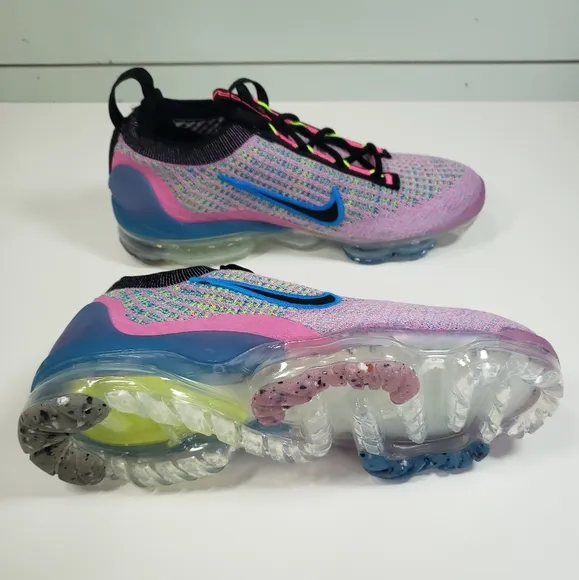 Nike Air VaporMax FlyKnit Next Nature Pink Blast Photo Blue DX3369-600 Women 5.5