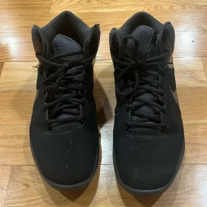 Nike air vis pro 6black hightop basketball sneakers size 11.5 .