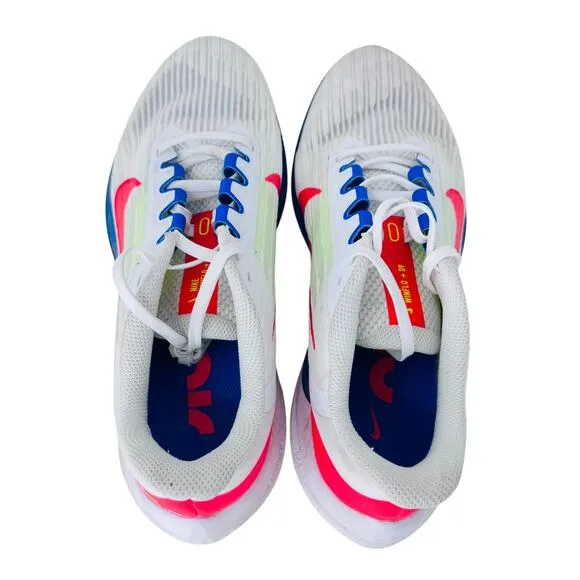 Nike Air Winflo 9 Bright Crimson Racer Running Shoes Men's 9.5 White DX3355-100