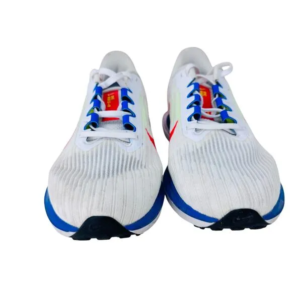 Nike Air Winflo 9 Bright Crimson Racer Running Shoes Men's 9.5 White DX3355-100