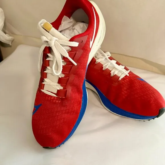 Nike Air Zoom Pegasus 37 Premium Gym Red Game Royal CQ9908 600 Men's Size 11.5