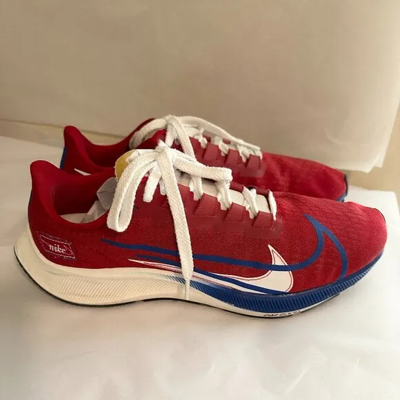 Nike Air Zoom Pegasus 37 Premium Gym Red Game Royal CQ9908 600 Men's Size 11.5