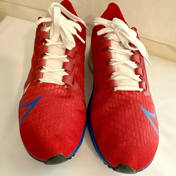 Nike Air Zoom Pegasus 37 Premium Gym Red Game Royal CQ9908 600 Men's Size 11.5