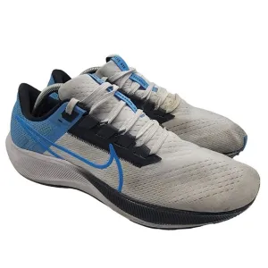 Nike Air Zoom Pegasus 38 Mens 10.5 Pure Platinum Photo Dutch Blue CW7356-009