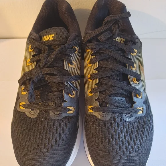 Nike Air Zoom Pegasus Women's Running Shoes 5W Black Gold
