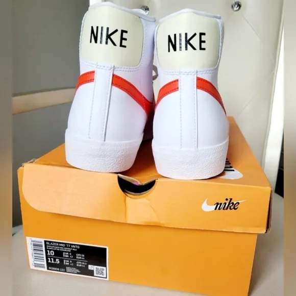 Nike Blazer '77 Mid Pro Club Old School Hi-Top Sneaker Red/White Men10/W11.5