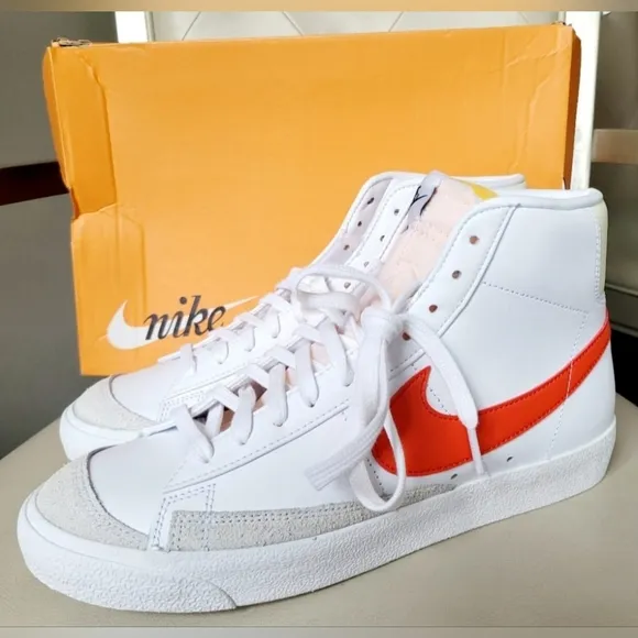 Nike Blazer '77 Mid Pro Club Old School Hi-Top Sneaker Red/White Men10/W11.5