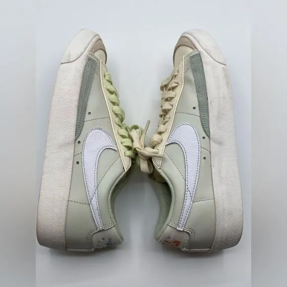 Nike Blazer Low '77 Women's Sneakers in Sea Glass / White / Seafoam Size 7