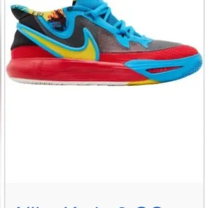 Nike Blue and Red Sneakers with Sleek Design