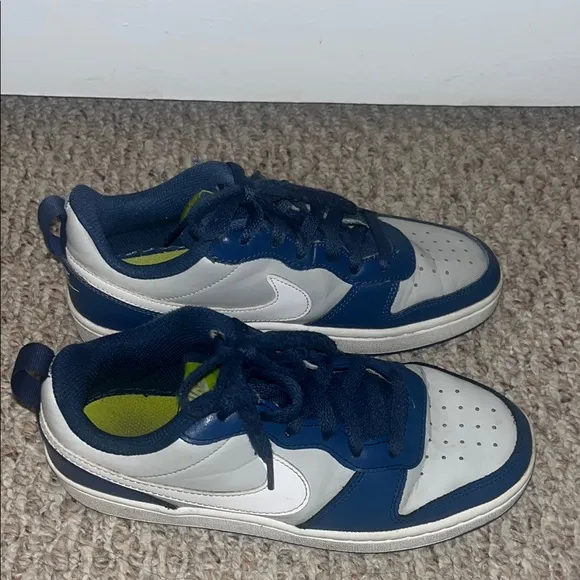 Nike Blue and White Sneakers