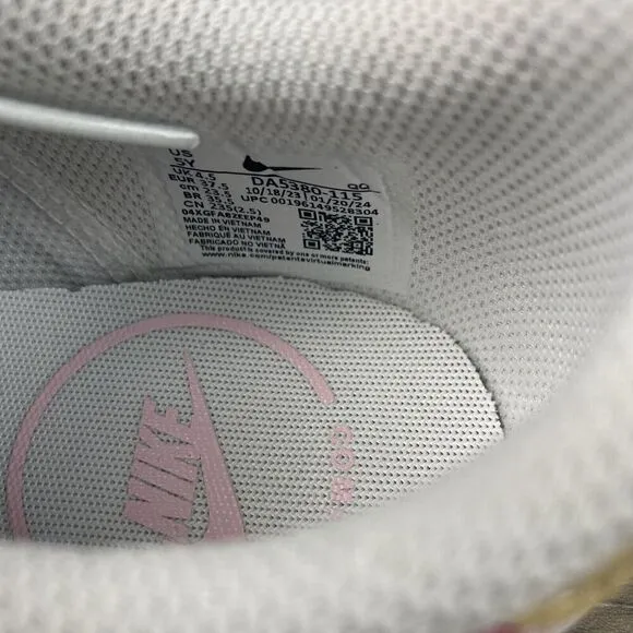 Nike Court Legacy GS White Pink Foam DA5380-115 Sneakers Youth Size 5Y New