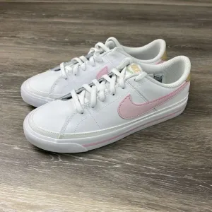 Nike Court Legacy GS White Pink Foam DA5380-115 Sneakers Youth Size 5Y New
