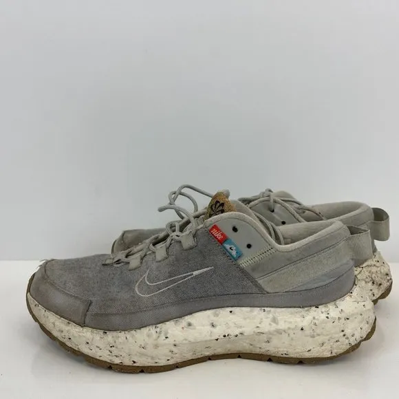 Nike Crater Remixa Running Shoes Grey Fog Mens Size 7.5