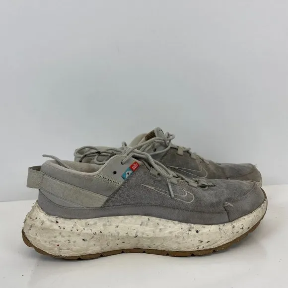 Nike Crater Remixa Running Shoes Grey Fog Mens Size 7.5