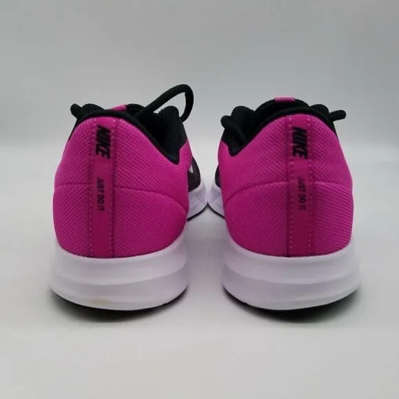 Nike Downshifter 9 Kids Running Shoes Sneaker Pink Black Size 7 AR4135 016