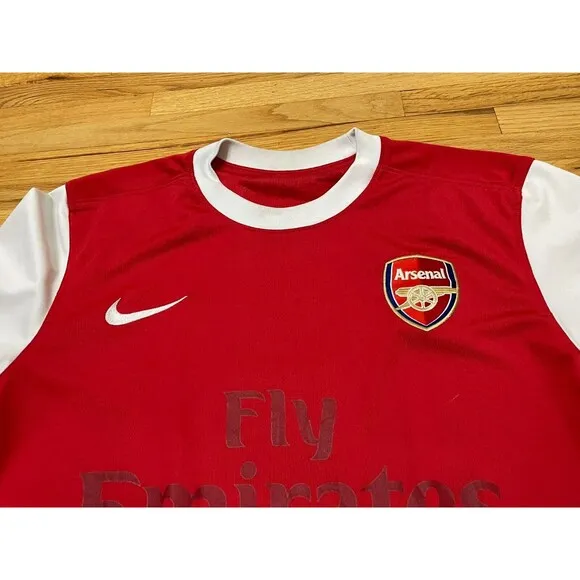 Nike Dri-Fit 2010-11 Arsenal F.C. Home Shirt Men's Red