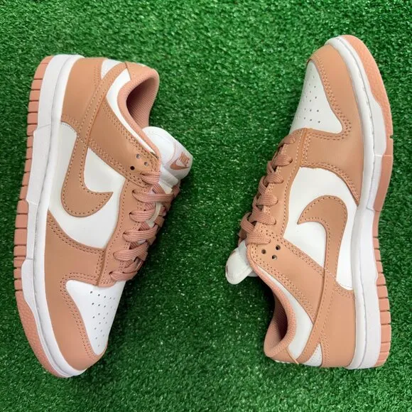 Nike Dunk Low Pink Womens Casual Shoes DD1503-118 NEW Sz 5.5