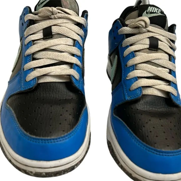 Nike Dunk Low SE Black/Blue/Mint Foam DR0165-001 GS Sz 7Y‎