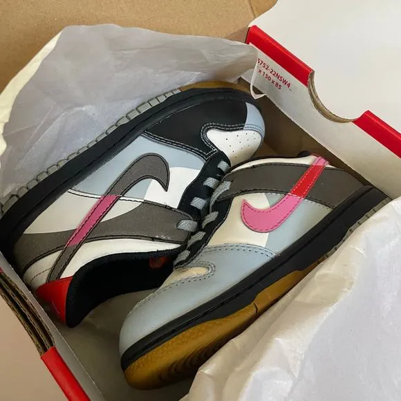 Nike Dunk Low SE (TDE) Dance Toddler Size 10 C Sneakers FN0029-100 Girl Dunks
