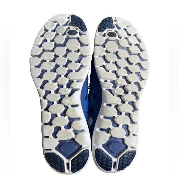 Nike flex 2015 running blue shoes size 14