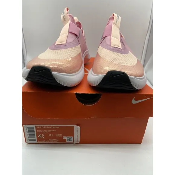 Nike Flex Plus  SE Youth  Size 4 Y  Running Shoes Girls Kids Pink