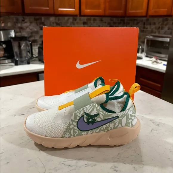 Nike Flex Runner 2Lil Ps Rabbit Mushroom Unisex Kids Size Shoes DV1377-100