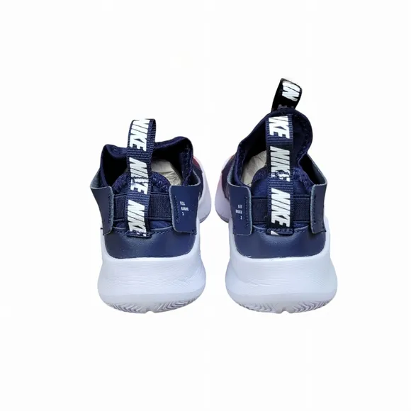 Nike Flex Runner 3 PS Navy White Kids Preschool Running Shoes FN1449-403 New 12c