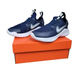 Nike Flex Runner 3 PS Navy White Kids Preschool Running Shoes FN1449-403 New 12c