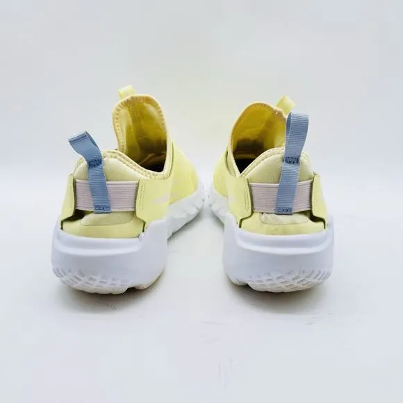 Nike Flex Runner Boys 6Y Yellow White Running Shoes Sneakers Athletic Trainers