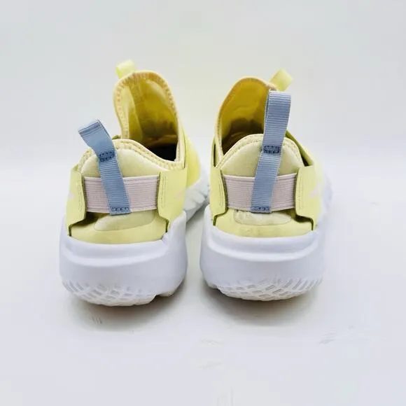Nike Flex Runner Boys 6Y Yellow White Running Shoes Sneakers Athletic Trainers