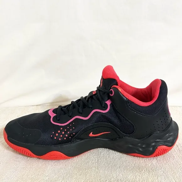 Nike Fly.By Mid 3 Black Siren Red size 12 MEN’S BASKETBALL SHOES