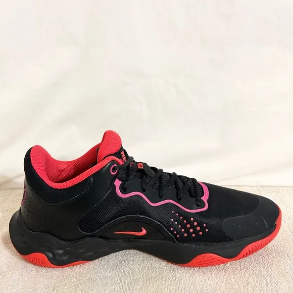 Nike Fly.By Mid 3 Black Siren Red size 12 MEN’S BASKETBALL SHOES