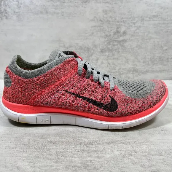 Nike Free 4.0 Flyknit Running Shoes - Women's Size 6