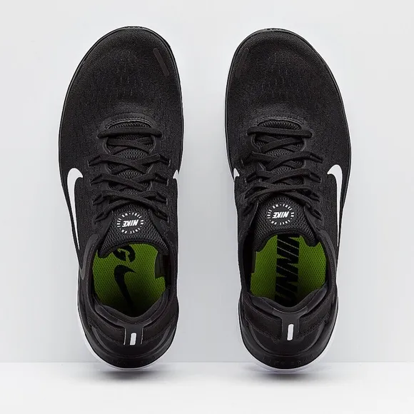 Nike Free RN 2018 Run Low Mens Running Shoes Black White 942836-001 NEW Multi Sz