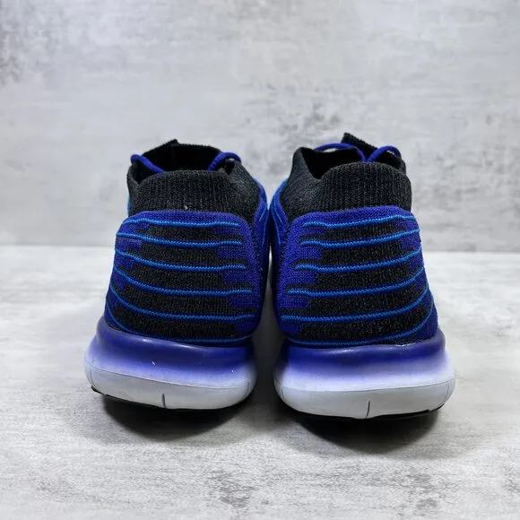Nike Free RN Motion Flyknit Running Shoes - Men's Size 8 - Blue